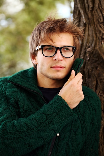 Free Photo Handsome Man With Glasses