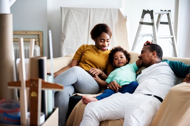 Premium Photo | Happy african descent family