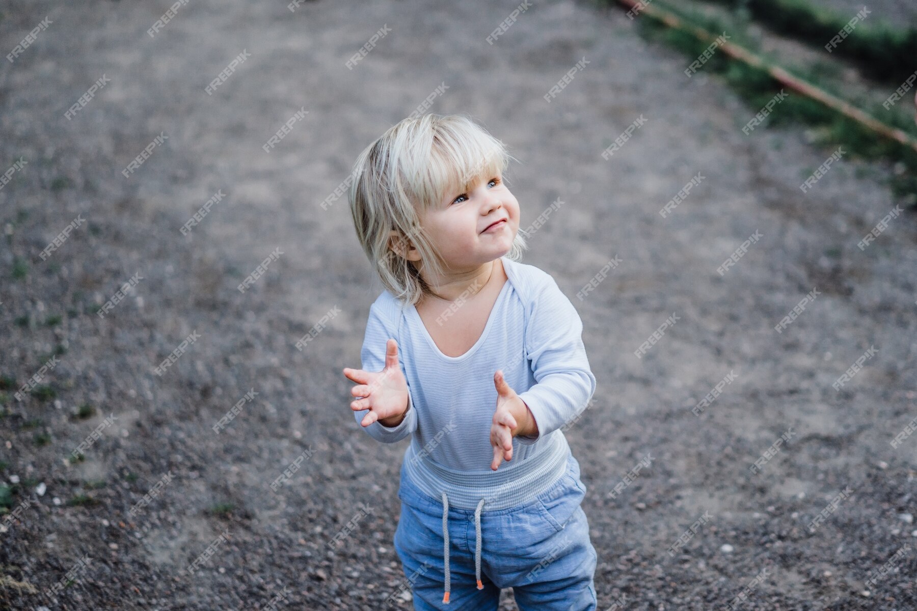 Premium Photo | Happy baby clapping