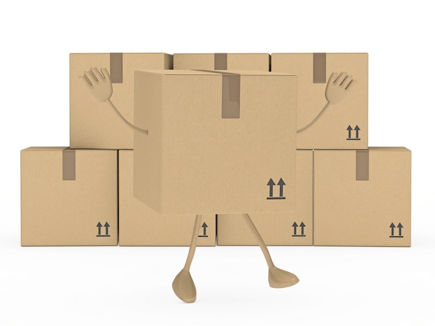 Happy box jumping Photo | Free Download