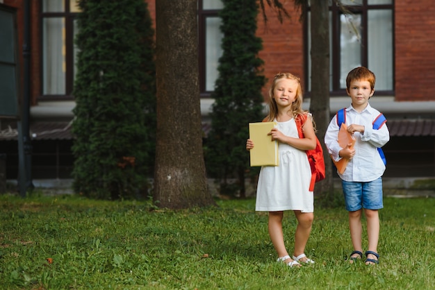 Premium Photo | Happy children going back to school