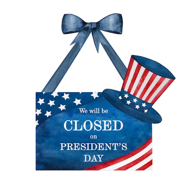 Premium Photo Happy presidents' day. congratulatory inscription for