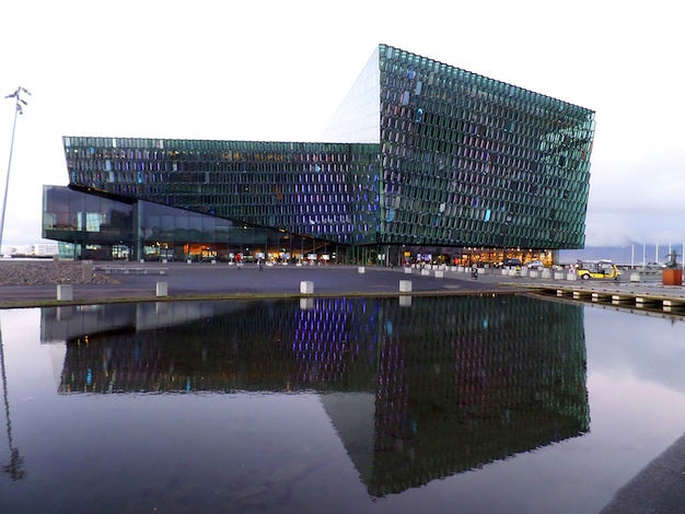 Premium Photo Harpa Concert Hall And Conference Centre Stunning Landmark Of Reykjavik Iceland