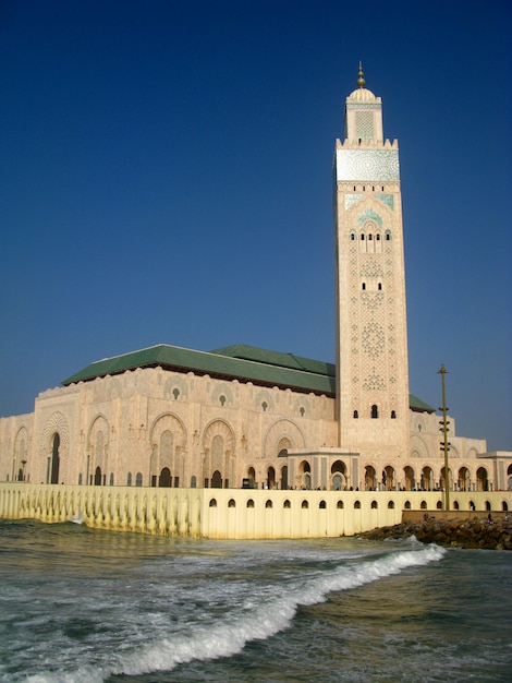 ハッサン2世モスクはカサブランカのモスク プレミアム写真