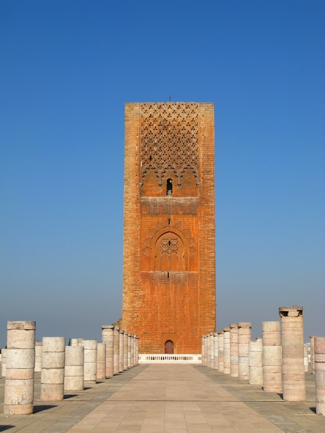 Premium Photo | The Hassan Tower, Rabat, Morocco