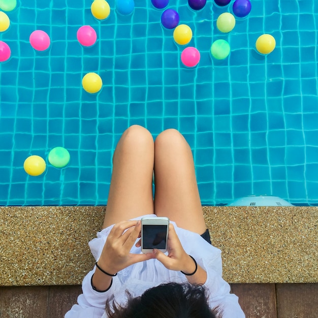 hat phone female beautiful leisure Free Photo hat phone female beautiful leisure Free Photo