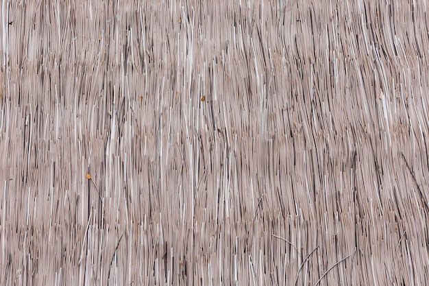 Premium Photo | Hay roof texture close up