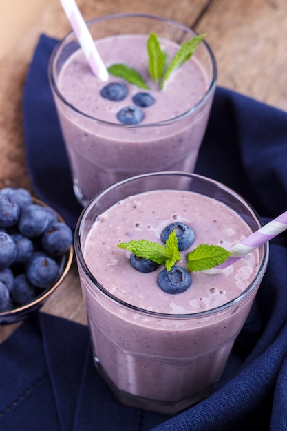 At Home How To Make Blueberry Coffee Smoothie In Padangpanjang