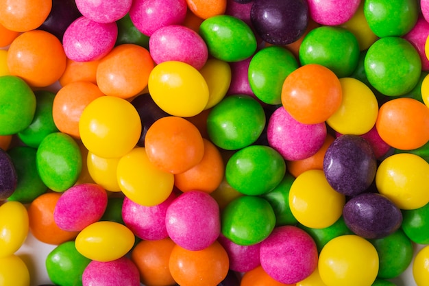 Free Photo | Heap of colorful candy dots