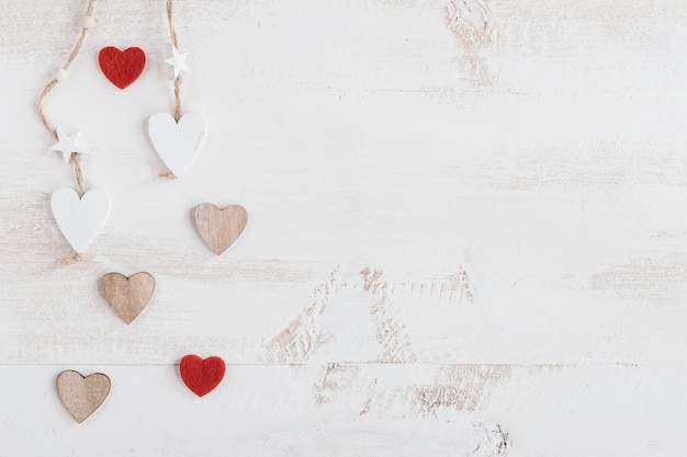 Free Photo | Heart composition with copy space