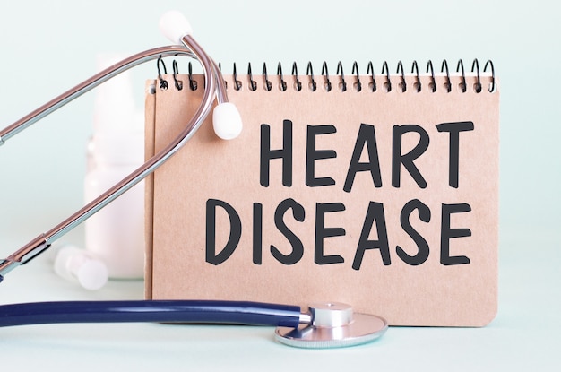 Premium Photo | Heart disease - diagnosis written on a white piece of ...