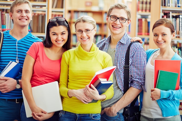 Premium Photo | Highschool friendly smiling education handsome