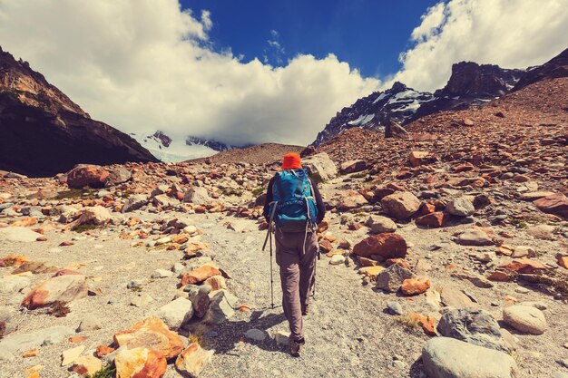 Premium Photo | Hike in patagonia