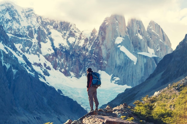 Premium Photo | Hike in patagonia