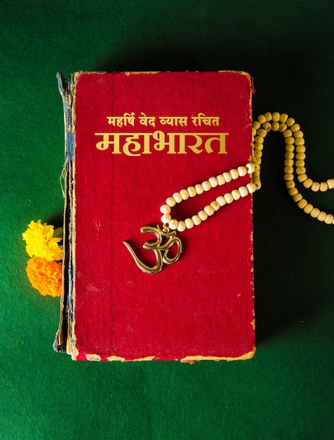 Premium Photo | Hindu religion holy scriptures like ramayana ...