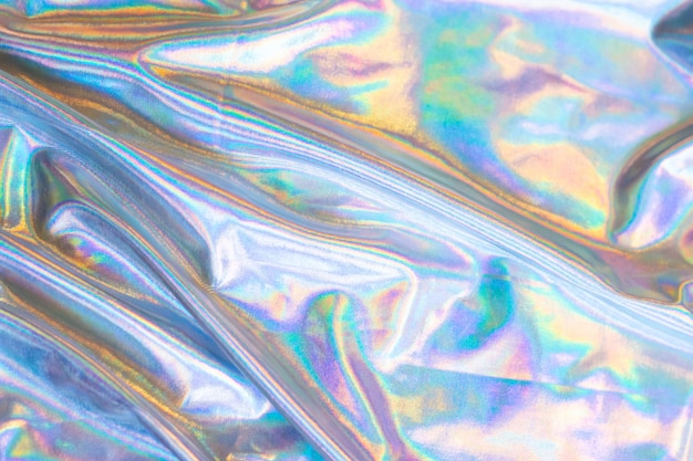 Premium Photo | Holographic iridescent mermaid foil texture background ...