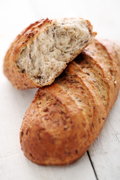 Homemade Crunchy Bread With Grains Photo | Free Download