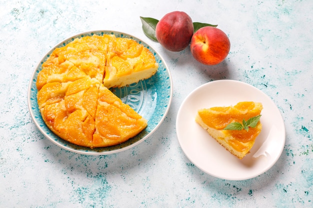 peach tart french