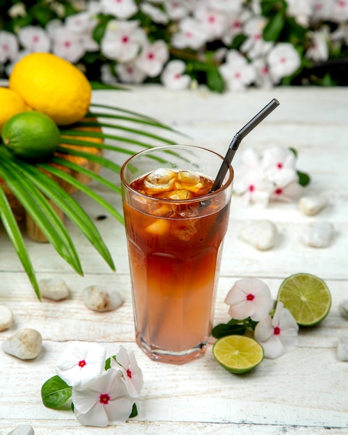 Homemade Ice Tea With Citrus 140725 2770 