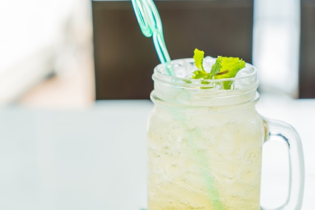 Free Photo | Honey lemon soda