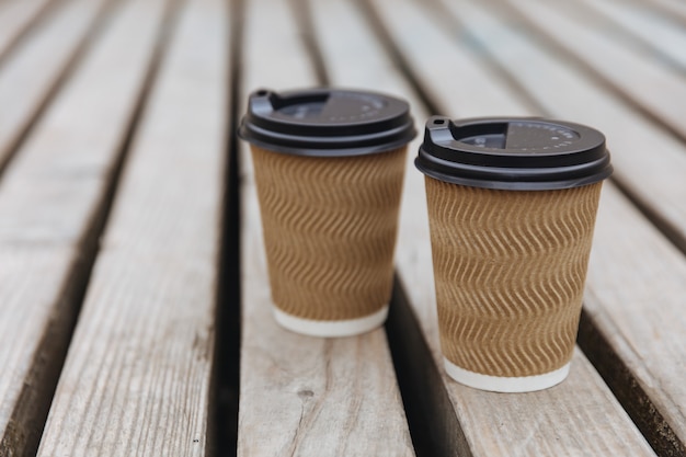 ribbed paper coffee cups