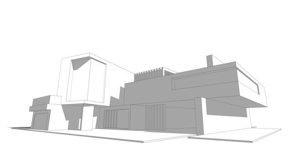 Featured image of post Perspective Modern House Sketch : Your modern house sketch stock images are ready.