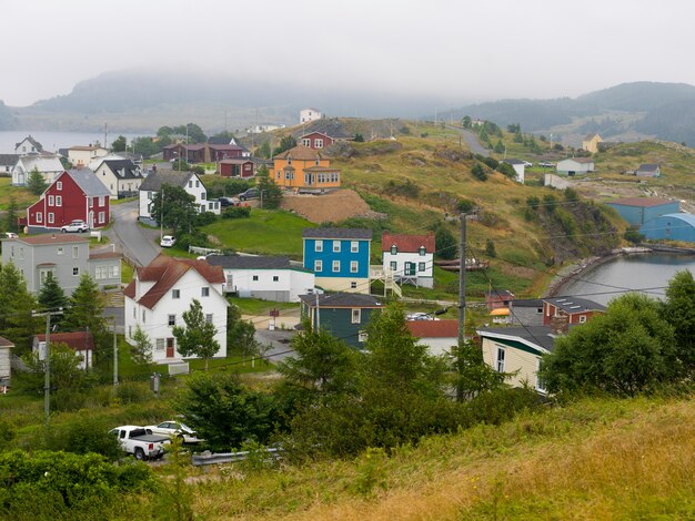 Premium Photo | Houses in trinity, bonavista peninsula, newfoundland ...