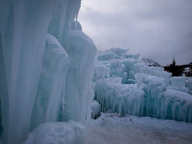 Premium Photo | Ice castles of silverthorne, colorado.