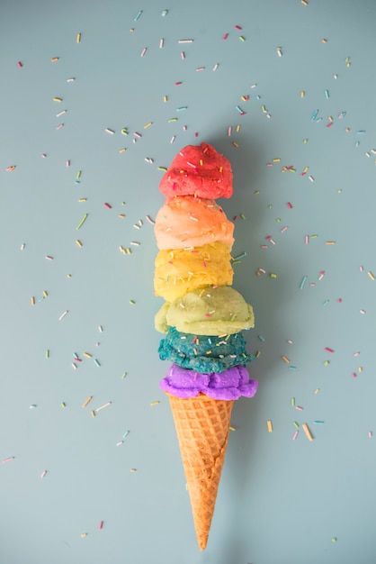 Premium Photo | Ice cream for lgbt party