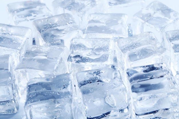 Free Photo | Ice cubes texture background