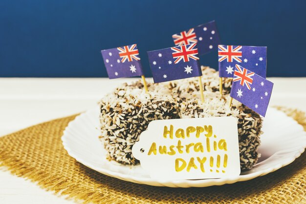 Premium Photo Iconic Traditional Australian Party Food Lamington