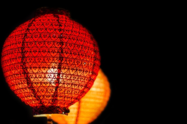 paper lanterns and lights