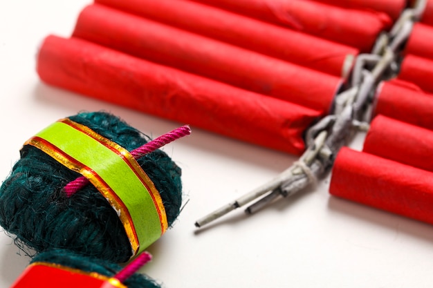 Premium Photo | Indian Festival Diwali , Firecrackers Isolated