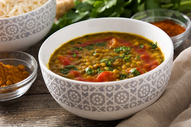 Premium Photo | Indian lentil soup dal in a bowl