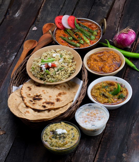 Premium Photo | Indian punjabi cuisine masala bhindi