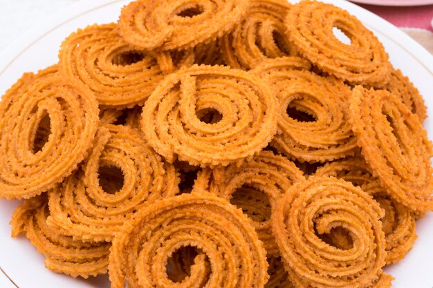 Premium Photo | Indian traditional snack chakli