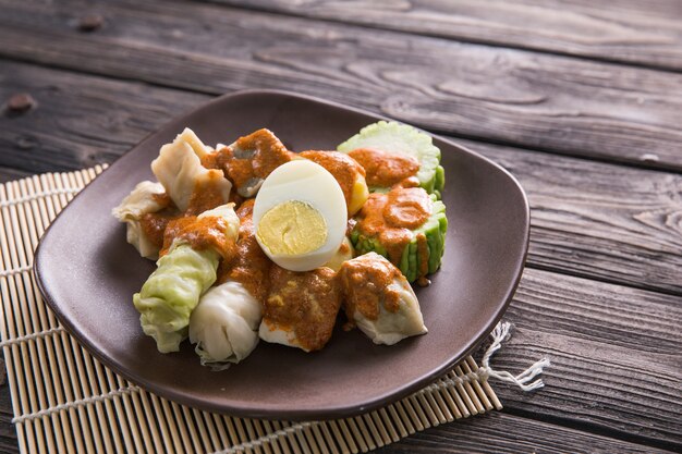 Indonesian traditional culinary dish Premium Photo