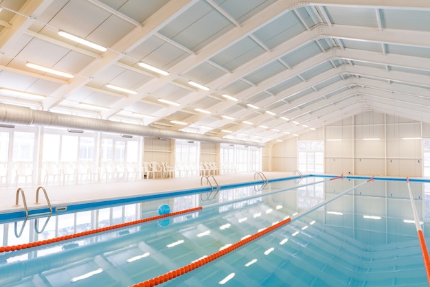 swimming indoors