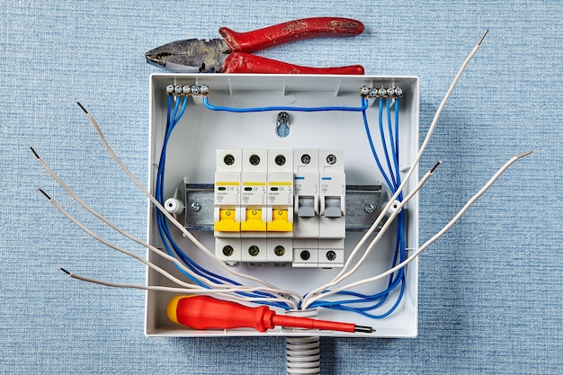 Installation Of A Household Electrical, How To Upgrade Home Electrical Wiring