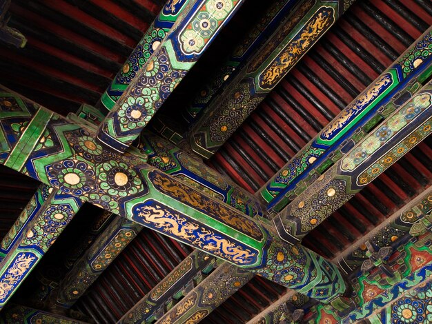 Premium Photo | Interior details, temple of haven in beijing. imperial ...