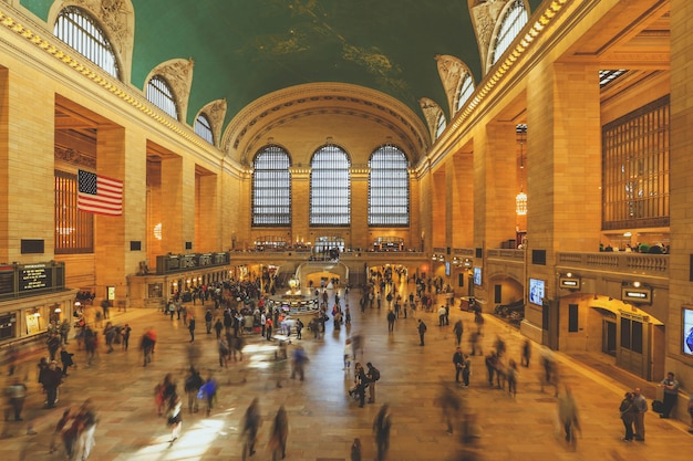 Interior Of The Grand Central Terminal In New York Grand Central