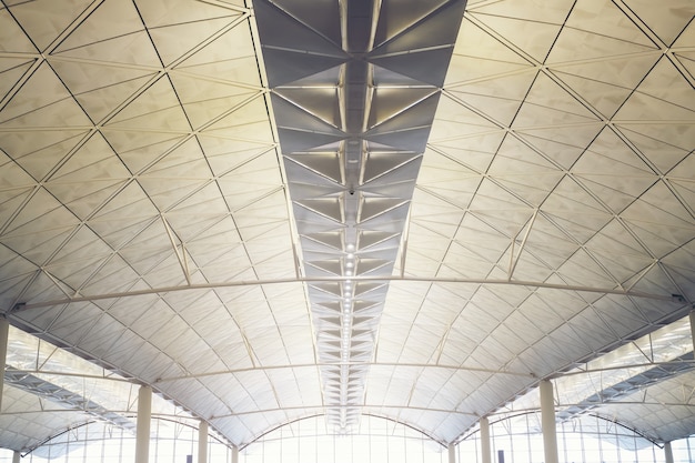 Interior Of The Modern Mall Of Hongkong Airport Subway