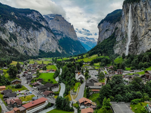 Premium Photo | Interlaken village in switzerland for tourist people ...