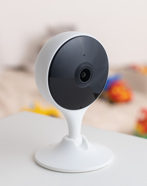 Premium Photo Ip Camera Security Monitoring Playing Room For Kids