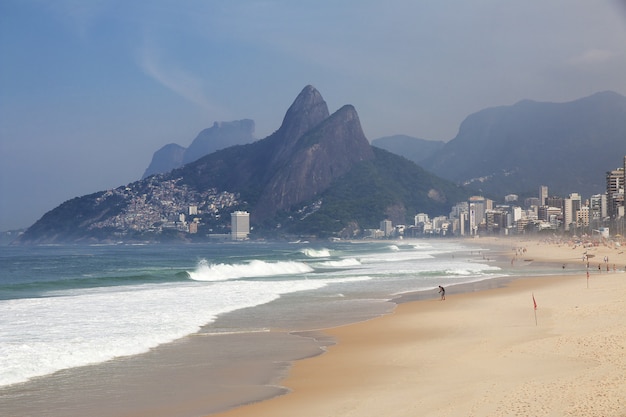 Premium Photo Ipanema Beach In Rio De Janeiro Brazil