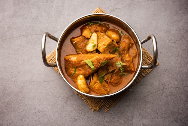 Premium Photo Jackfruit Masala Sabji Or Fanas Sabzi Or Indian Style