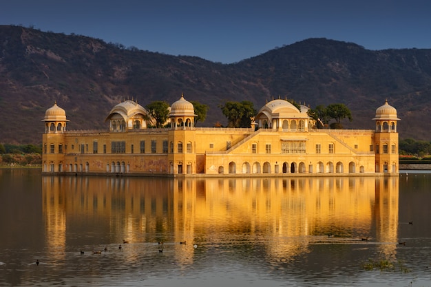 Premium Photo | Jal mahal, the water palace in jaipur, rajasthan, india.