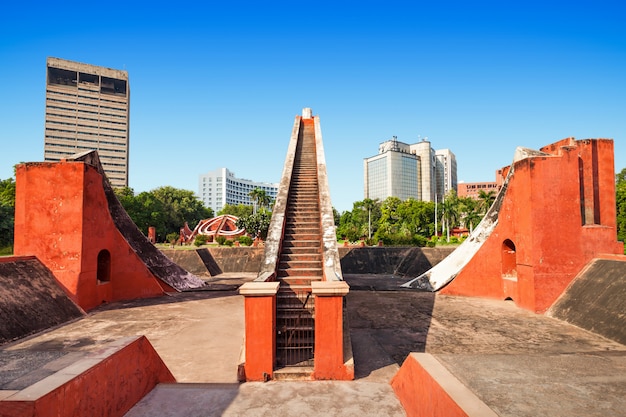 Premium Photo | The jantar mantar in new delhi landscape