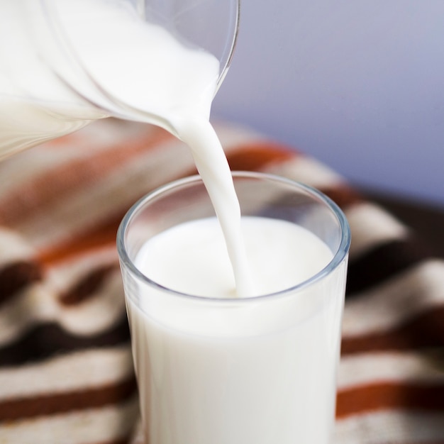 Jar And Glass Of Milk Photo Free Download