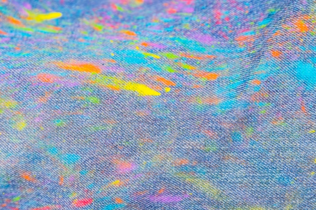 Free Photo | Jeans staining spots of color powder